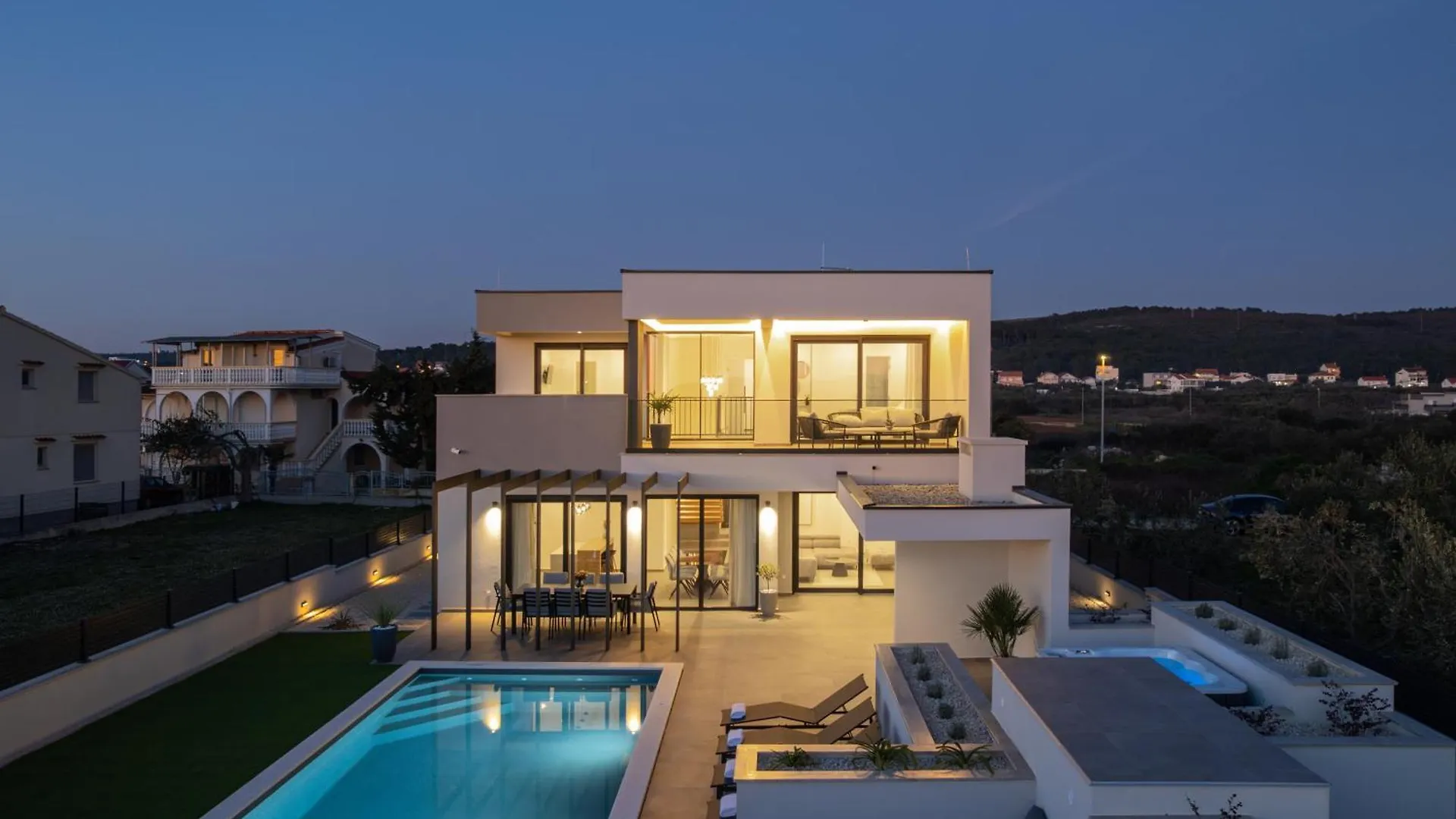 Villa Zenith With Private Pool And Jacuzzi Bibinje 0*,